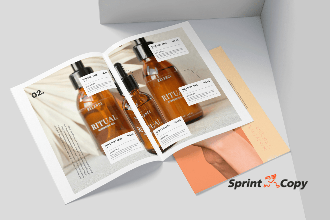 how to make a product catalog