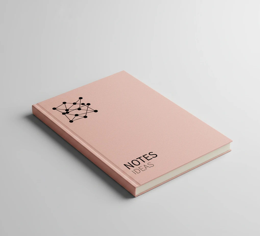 Libretas con encuadernación encolada tapa blanda