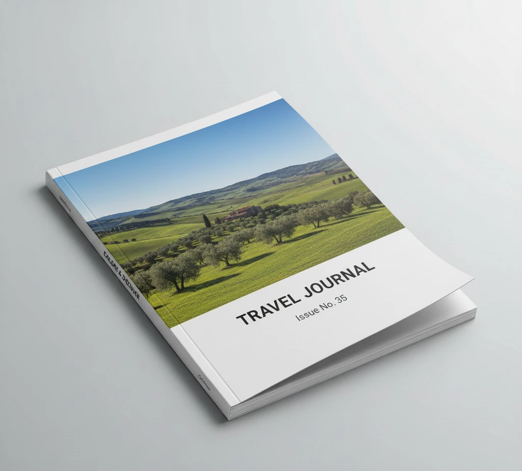 Revistas con encuadernación encolada tapa blanda